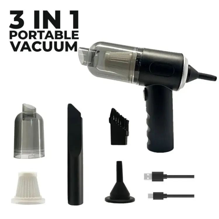 3 in 1 Portable Vaccum - 𝓜𝓞𝓓𝓔𝓡𝓝 𝓑𝓐𝓨𝓣𝓘