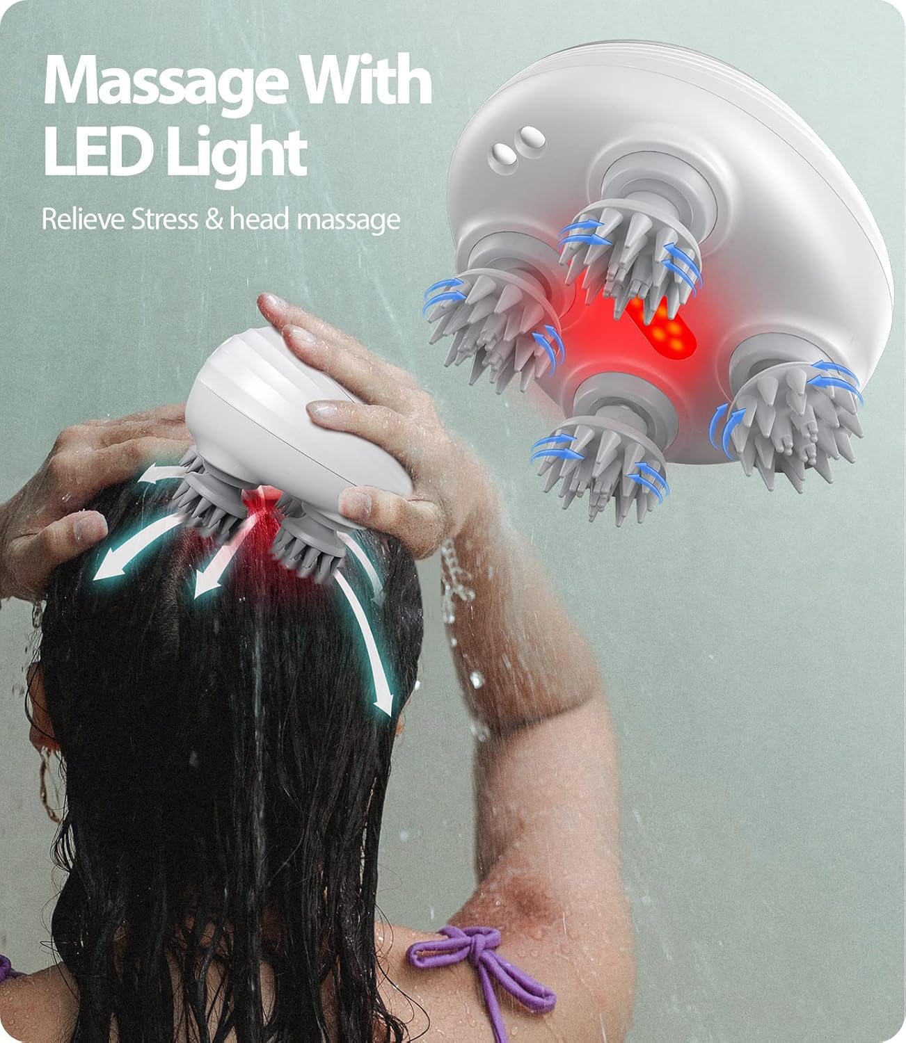 Electric Scalp Massager - 𝓜𝓞𝓓𝓔𝓡𝓝 𝓑𝓐𝓨𝓣𝓘