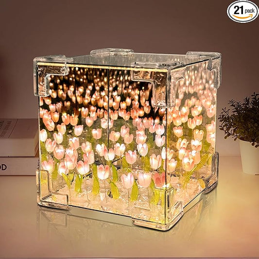 Crystal Tulip Glow Box - 𝓜𝓞𝓓𝓔𝓡𝓝 𝓑𝓐𝓨𝓣𝓘