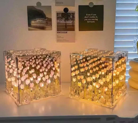 Crystal Tulip Glow Box - 𝓜𝓞𝓓𝓔𝓡𝓝 𝓑𝓐𝓨𝓣𝓘