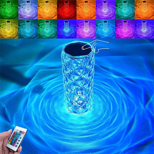 LED Crystal Lamp (16 Colors) - 𝓜𝓞𝓓𝓔𝓡𝓝 𝓑𝓐𝓨𝓣𝓘