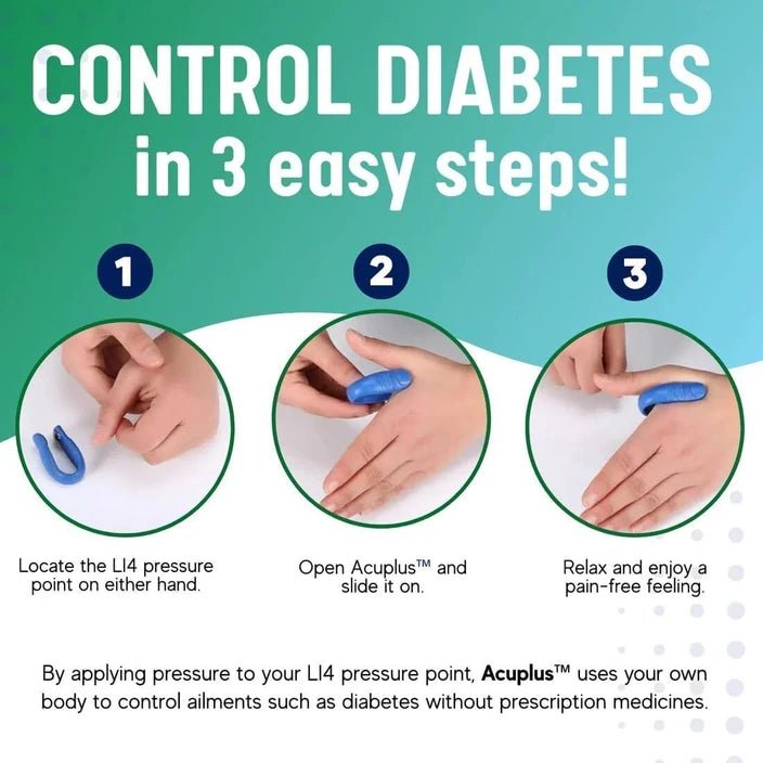 Sugar Control Li4 Acupressure Point Clip - 𝓜𝓞𝓓𝓔𝓡𝓝 𝓑𝓐𝓨𝓣𝓘