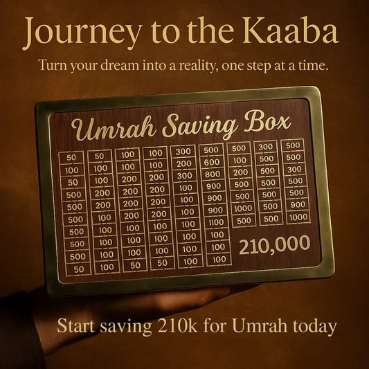 Umrah Saving Box - 𝓜𝓞𝓓𝓔𝓡𝓝 𝓑𝓐𝓨𝓣𝓘